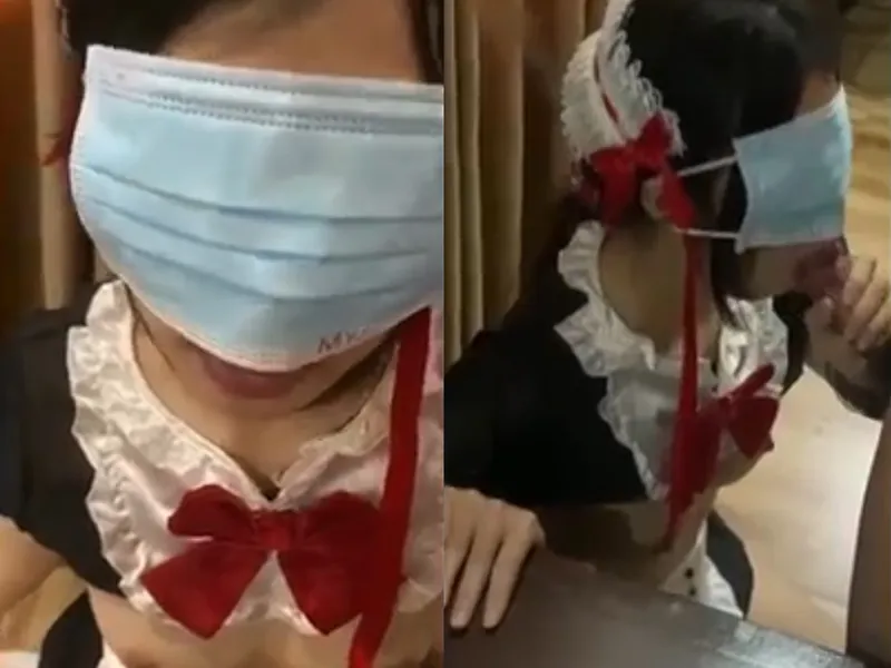 Ghệ việt dâm cosplay nô lệ mút bú con cu điêu luyện